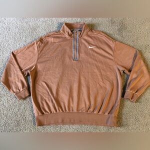 Nike Brown Quarter Zip